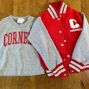 Cornell University Toddler Jacket and Shirt